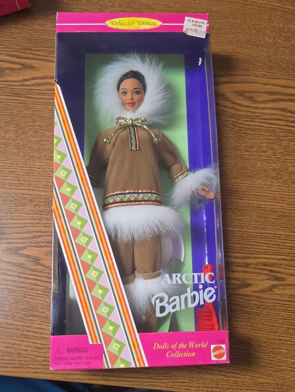 1996 Arctic Barbie Dolls Of The World Collection New In Box
